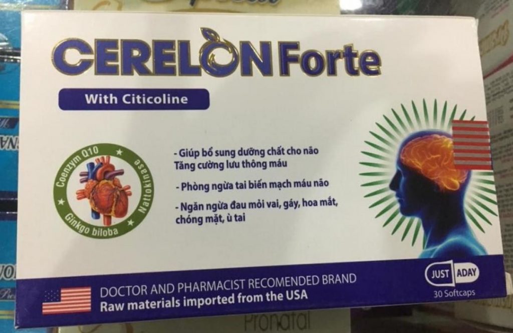 Thuốc Cerelon Forte là thuốc gì? có tác dụng gì? giá bao nhiêu tiền?