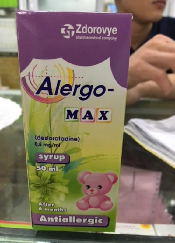 Siro alergo max 50ml có tác dụng gì? giá bao nhiêu tiền?