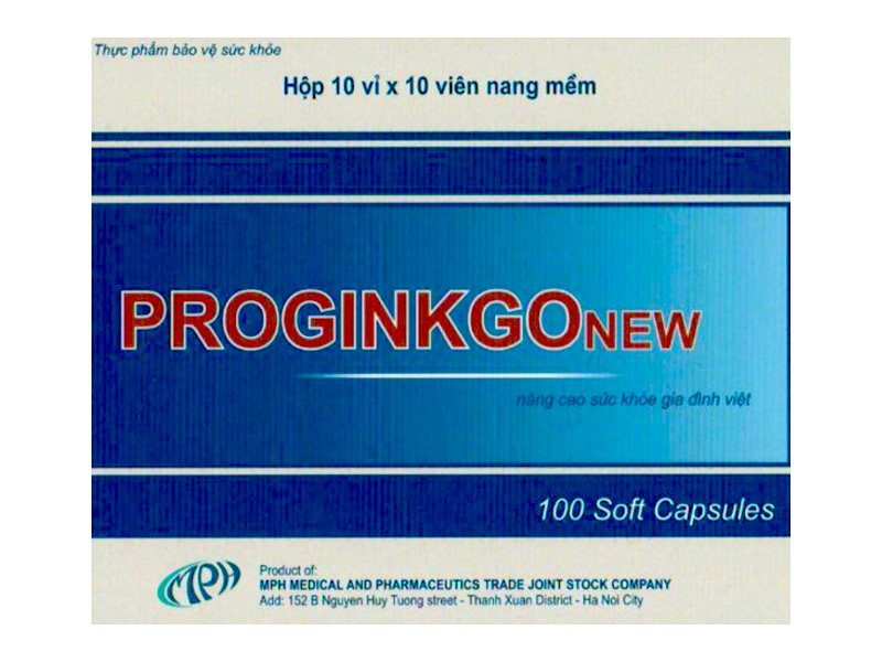 Thuốc proginkgo new là thuốc gì? có tác dụng gì? giá bao nhiêu tiền?