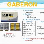 Thuốc gaberon 300mg là thuốc gì? có tác dụng gì? giá bao nhiêu tiền?