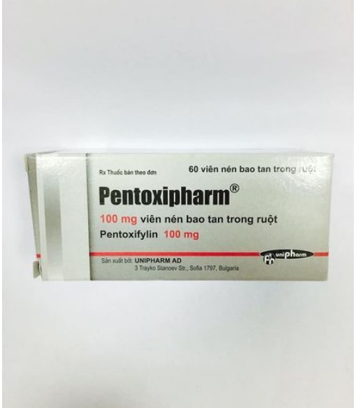Thuốc pentoxipharm 100mg là thuốc gì? có tác dụng gì? giá bao nhiêu tiền?