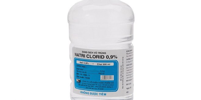Dung dịch natri clorid 0,9% 500ml có tác dụng gì? giá bao nhiêu tiền?