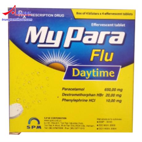 Thuốc mypara flu daytime là thuốc gì? có tác dụng gì? giá bao nhiêu tiền?