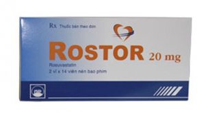 Thuốc rostor 20mg là thuốc gì? có tác dụng gì? giá bao nhiêu tiền?