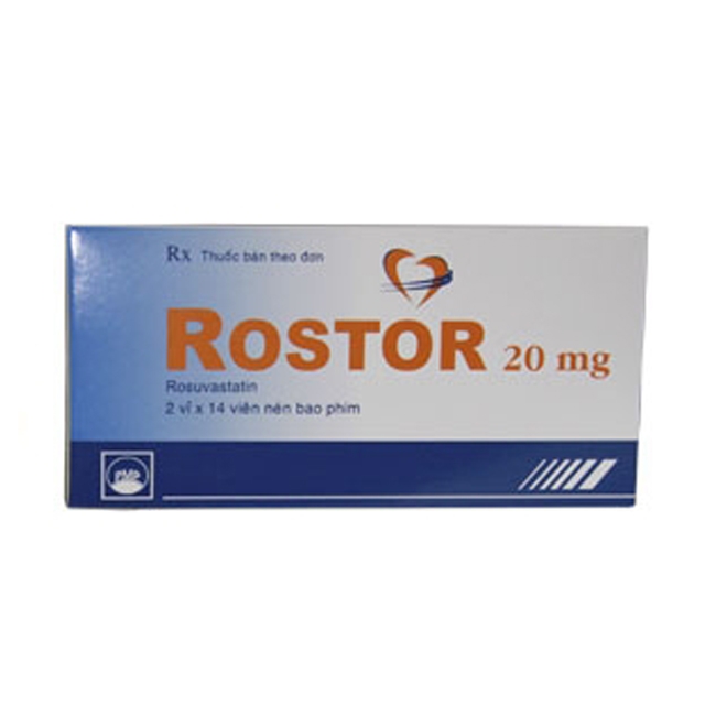 Thuốc rostor 20mg là thuốc gì? có tác dụng gì? giá bao nhiêu tiền?
