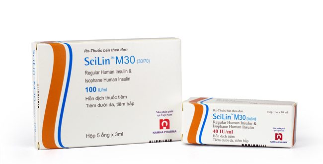 Thuốc Scilin M30 (30/70) là thuốc gì? có tác dụng gì? giá bao nhiêu tiền?