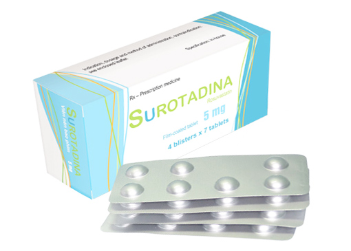 Thuốc surotadina 5mg là thuốc gì? có tác dụng gì? giá bao nhiêu tiền?
