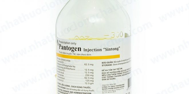 Thuốc pantogen 250ml là thuốc gì? có tác dụng gì? giá bao nhiêu tiền?