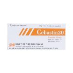 Thuốc cebastin 20 là thuốc gì? có tác dụng gì? giá bao nhiêu tiền?