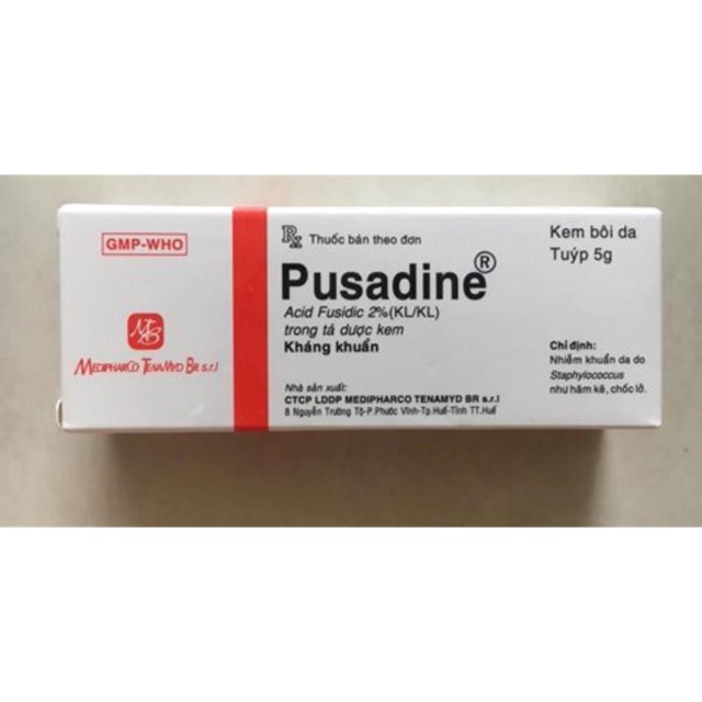Thuốc pusadine 5g là thuốc gì? có tác dụng gì? giá bao nhiêu tiền?