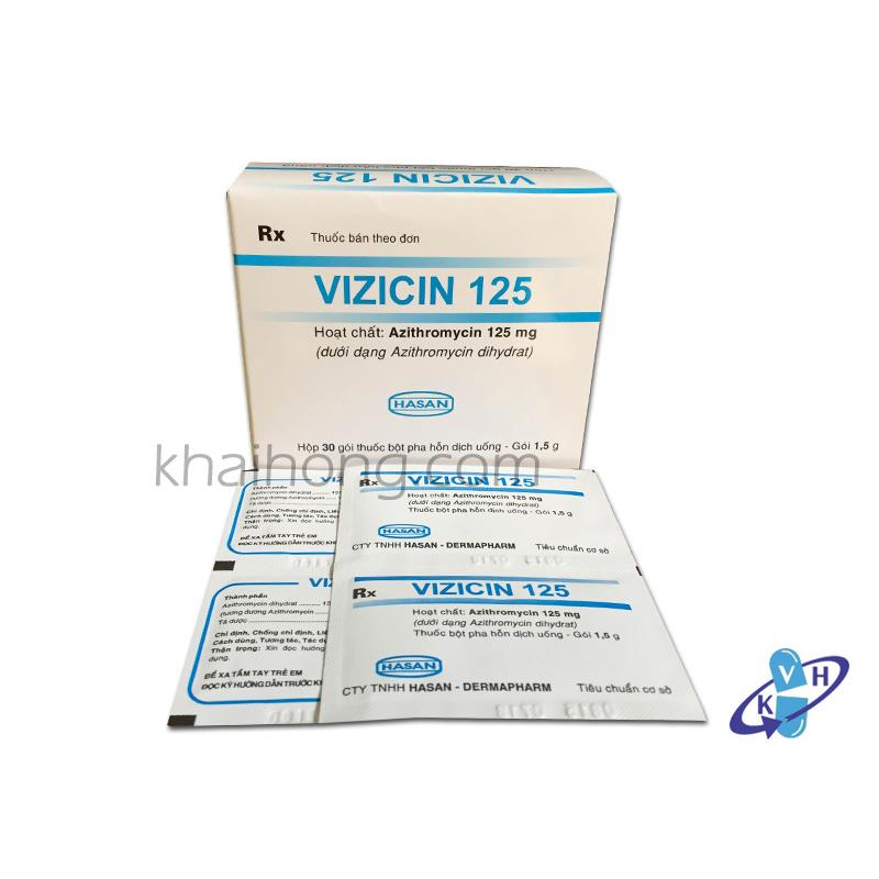 Thuốc vizicin 125 là thuốc gì? có tác dụng gì? giá bao nhiêu tiền?