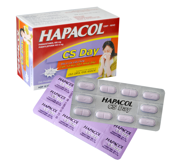 Thuốc hapacol cs day là thuốc gì? có tác dụng gì? giá bao nhiêu tiền?