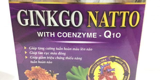Thuốc ginkgo natto Q10 là thuốc gì? có tác dụng gì? giá bao nhiêu tiền?