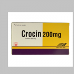 Thuốc crocin 200mg là thuốc gì? có tác dụng gì? giá bao nhiêu tiền?