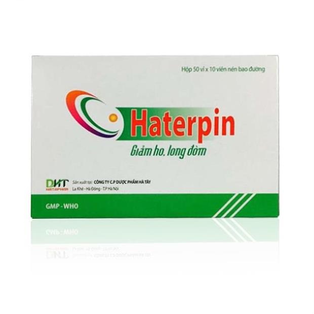 Thuốc haterpin là thuốc gì? có tác dụng gì? giá bao nhiêu tiền?