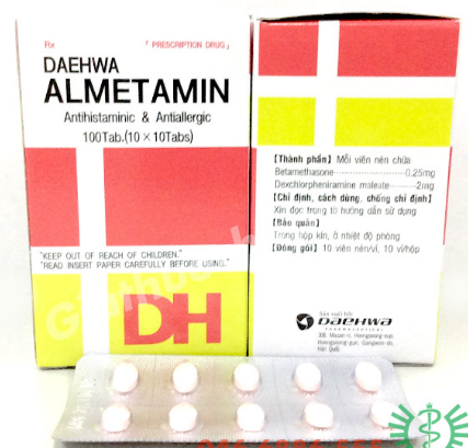 Thuốc almetamin là thuốc gì? có tác dụng gì? giá bao nhiêu tiền?