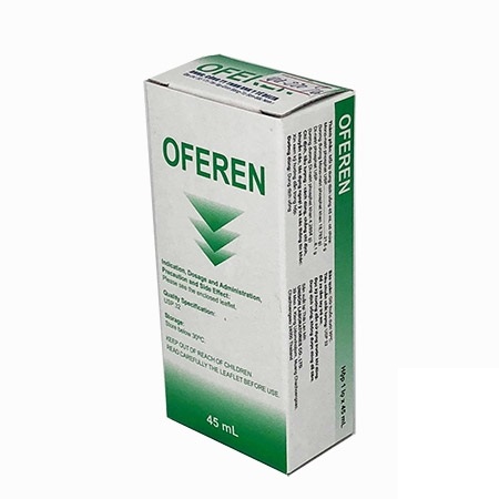 Thuốc oferen 45ml là thuốc gì? có tác dụng gì? giá bao nhiêu tiền?