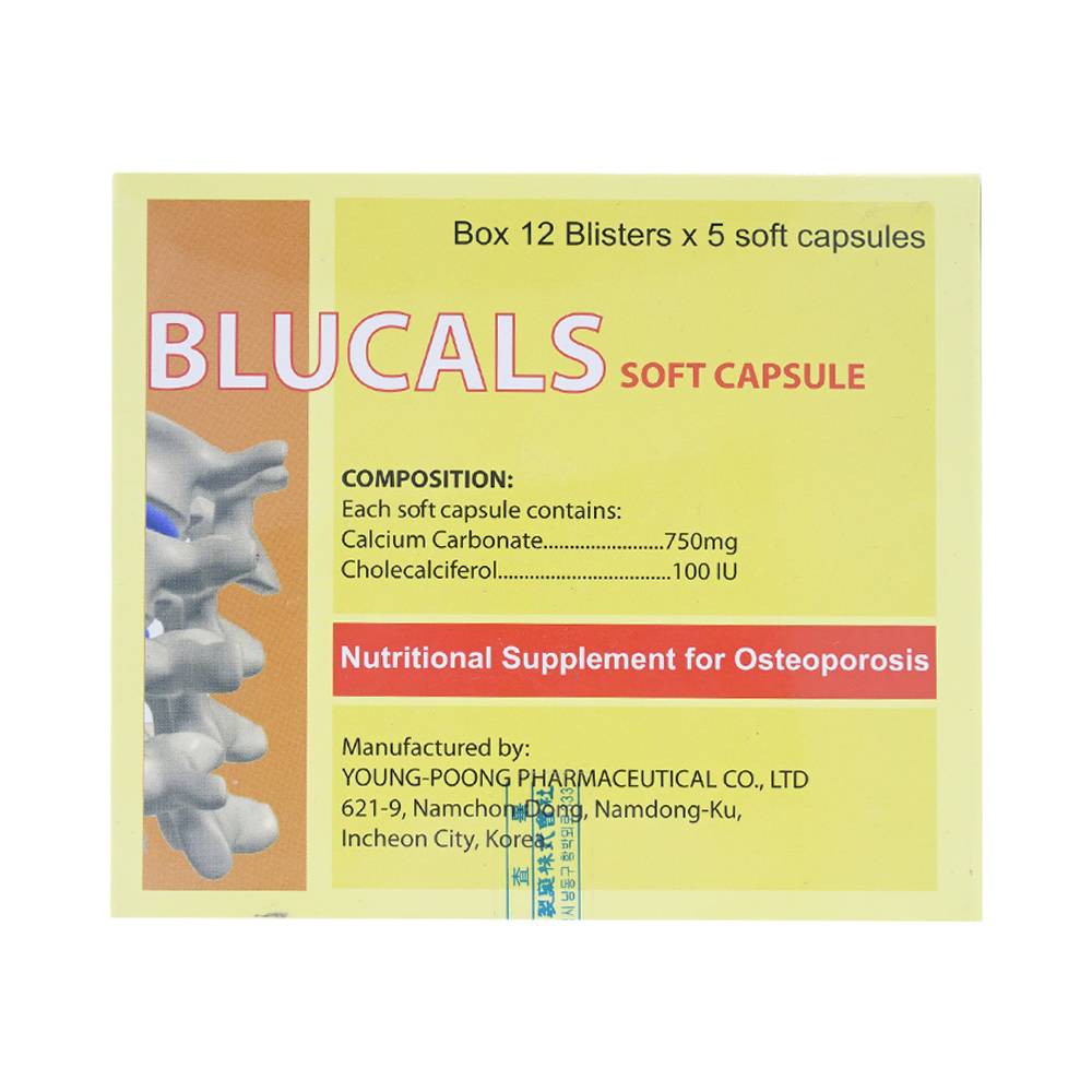 Thuốc blucals là thuốc gì? có tác dụng gì? giá bao nhiêu tiền?