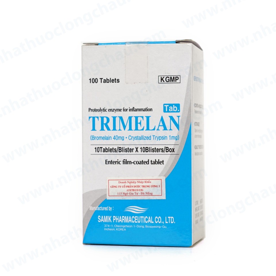 Thuốc trimelan là thuốc gì? có tác dụng gì? giá bao nhiêu tiền?
