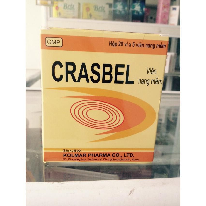 Thuốc crasbel là thuốc gì? có tác dụng gì? giá bao nhiêu tiền?