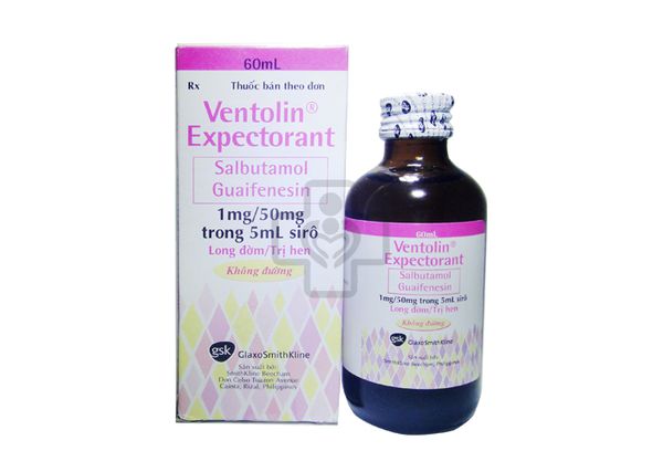 Thuốc ventolin expectorant 60ml là thuốc gì? có tác dụng gì? giá bao nhiêu tiền?