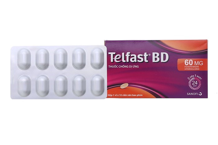Thuốc telfast bd 60mg là thuốc gì? có tác dụng gì? giá bao nhiêu tiền?