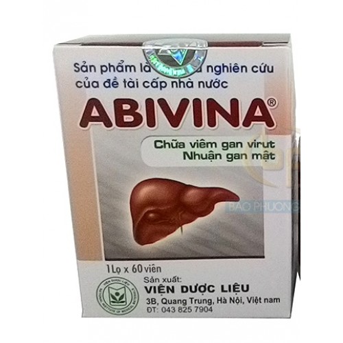 Thuốc abivina là thuốc gì? có tác dụng gì? giá bao nhiêu tiền?