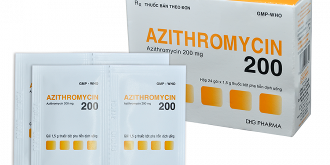 Thuốc azithromycin 200 dhg là thuốc gì? có tác dụng gì? giá bao nhiêu tiền?