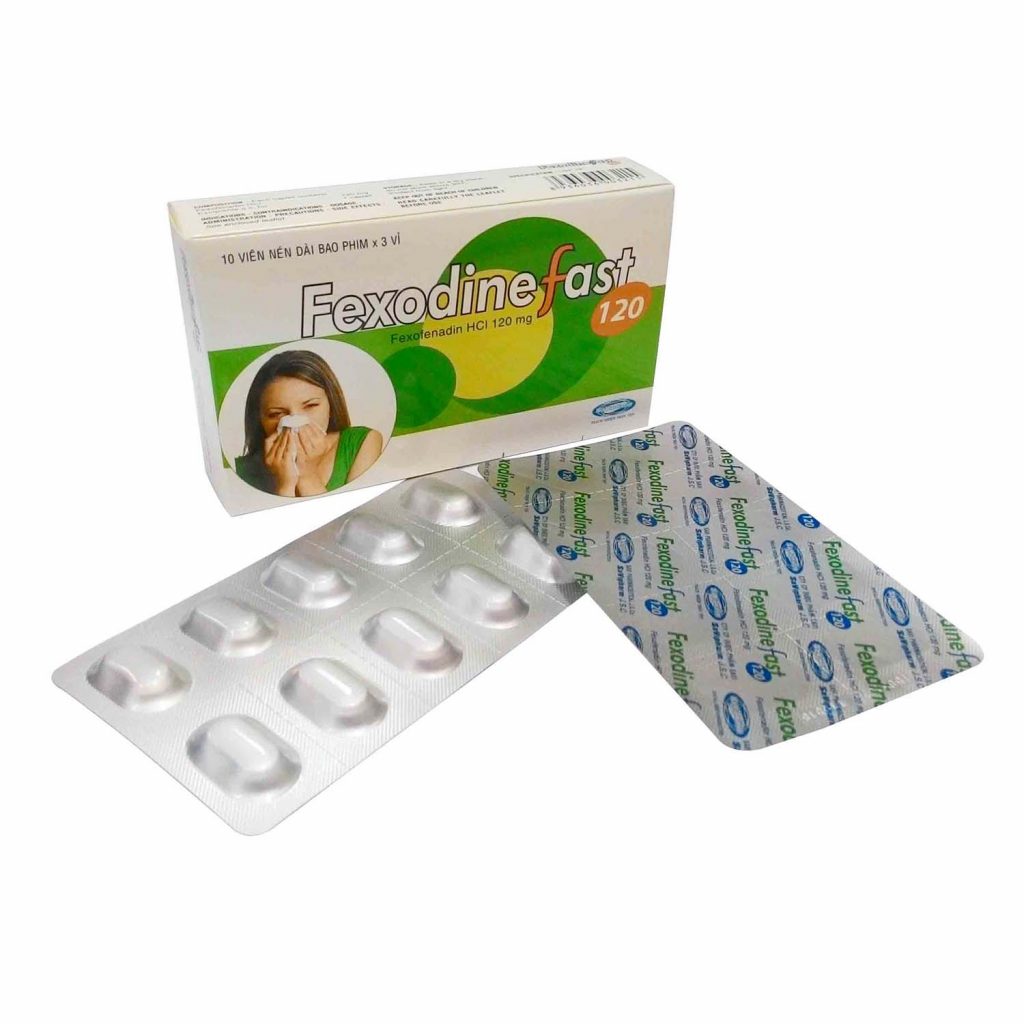 Thuốc fexodinefast 180 là thuốc gì? có tác dụng gì? giá bao nhiêu tiền?