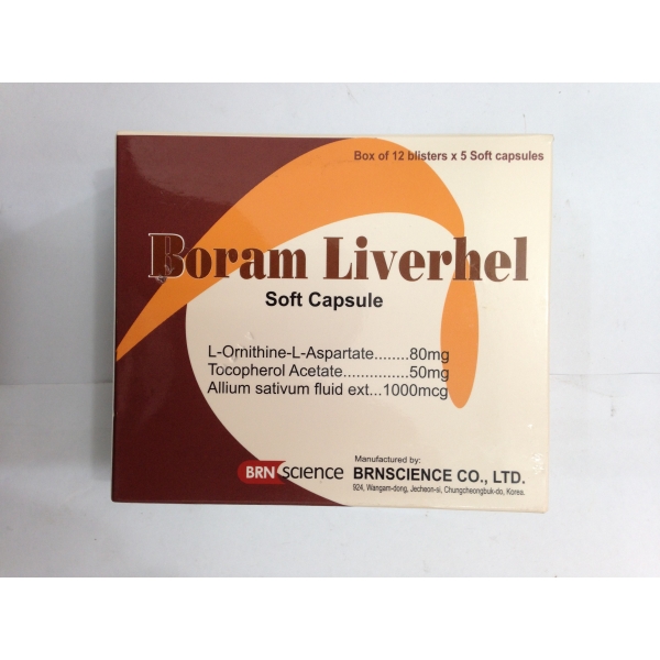 Thuốc boram liverhel là thuốc gì? có tác dụng gì? giá bao nhiêu tiền?