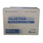 Thuốc gijeton 5ml là thuốc gì? có tác dụng gì? giá bao nhiêu tiền?
