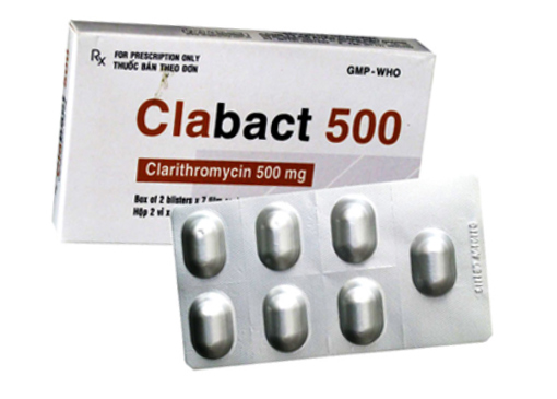 Thuốc clabact 500 là thuốc gì? có tác dụng gì? giá bao nhiêu tiền?