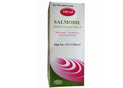 Thuốc Salmodil Expectorant Syrup 100ml là thuốc gì? có tác dụng gì? giá bao nhiêu tiền?