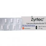 Thuốc zyrtec 10mg là thuốc gì? có tác dụng gì? giá bao nhiêu tiền?