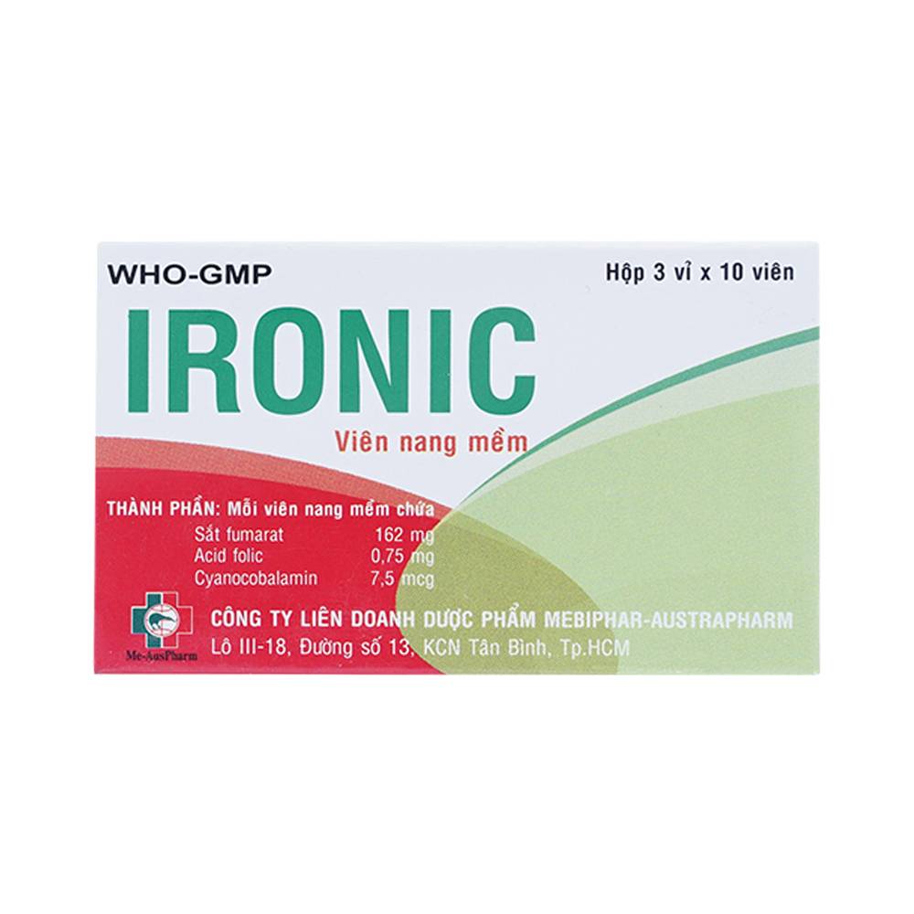 Thuốc ironic là thuốc gì? có tác dụng gì? giá bao nhiêu tiền?