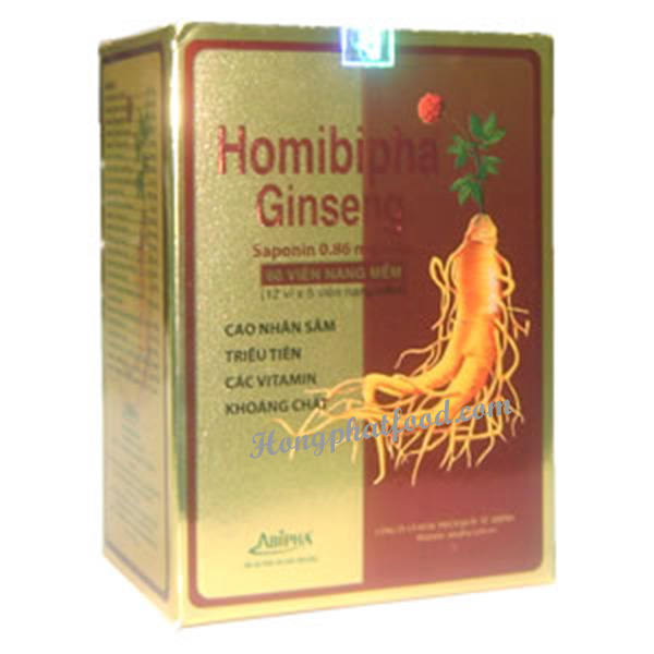 Thuốc homibipha ginseng là thuốc gì? có tác dụng gì? giá bao nhiêu tiền?