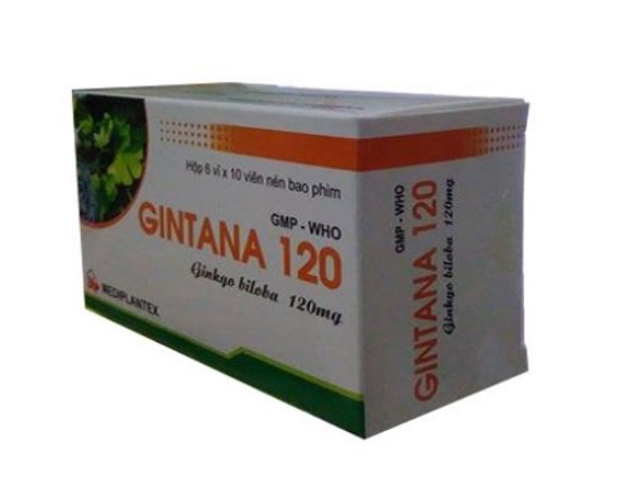 Thuốc gintana 120mg là thuốc gì? có tác dụng gì? giá bao nhiêu tiền?