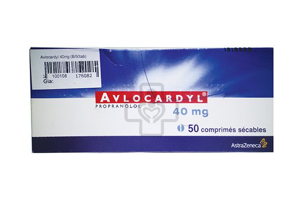 Thuốc avlocardyl 40mg là thuốc gì? có tác dụng gì? giá bao nhiêu tiền?