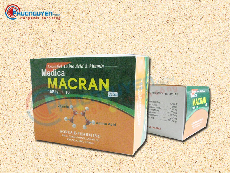 Thuốc macran korea là thuốc gì? có tác dụng gì? giá bao nhiêu tiền?