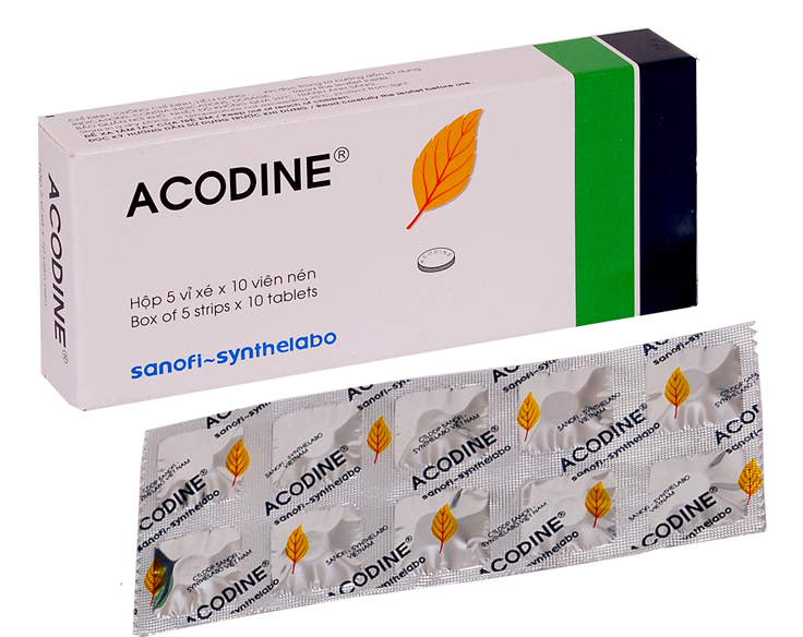 Thuốc acodine là thuốc gì? có tác dụng gì? giá bao nhiêu tiền?