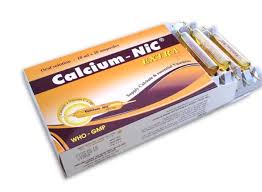 Thuốc calcium nic extra 10ml là thuốc gì? có tác dụng gì? giá bao nhiêu tiền?