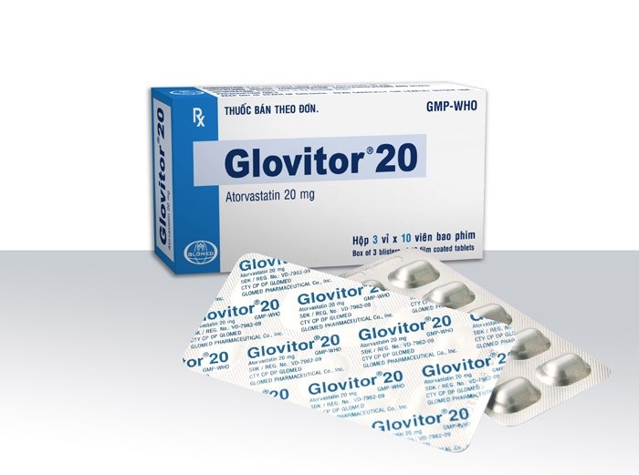 Thuốc glovitor 20 là thuốc gì? có tác dụng gì? giá bao nhiêu tiền?