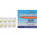 Thuốc rotundin bvp 30mg là thuốc gì? có tác dụng gì? giá bao nhiêu tiền?