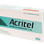 Thuốc acritel 5mg là thuốc gì? có tác dụng gì? giá bao nhiêu tiền?