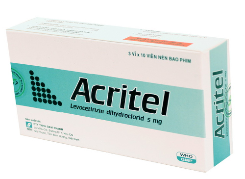 Thuốc acritel 5mg là thuốc gì? có tác dụng gì? giá bao nhiêu tiền?