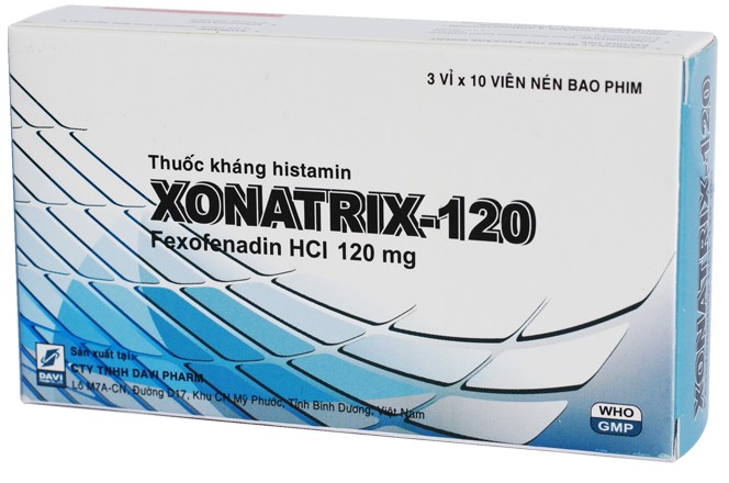 Thuốc xonatrix 120 là thuốc gì? có tác dụng gì? giá bao nhiêu tiền?