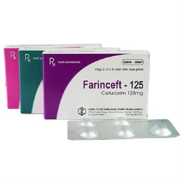 Thuốc farinceft 125 là thuốc gì? có tác dụng gì? giá bao nhiêu tiền?