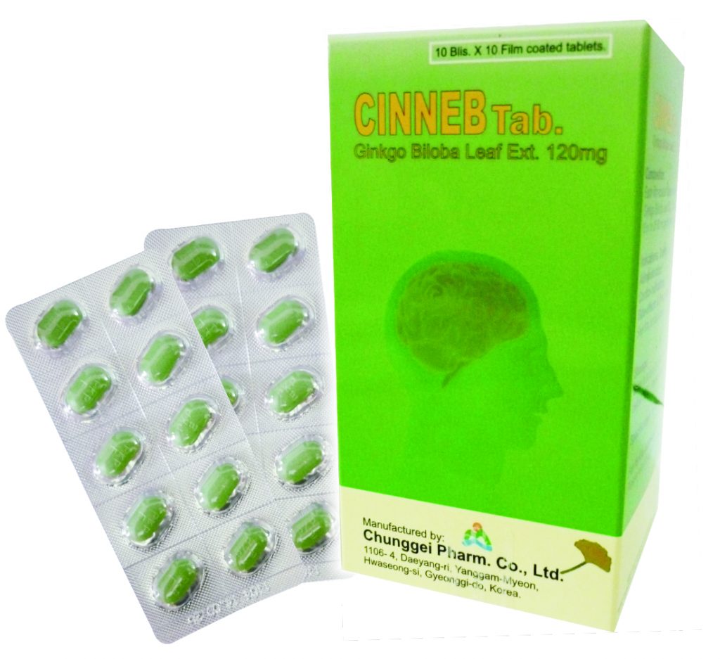 Thuốc cinneb tab 120 là thuốc gì? có tác dụng gì? giá bao nhiêu tiền?