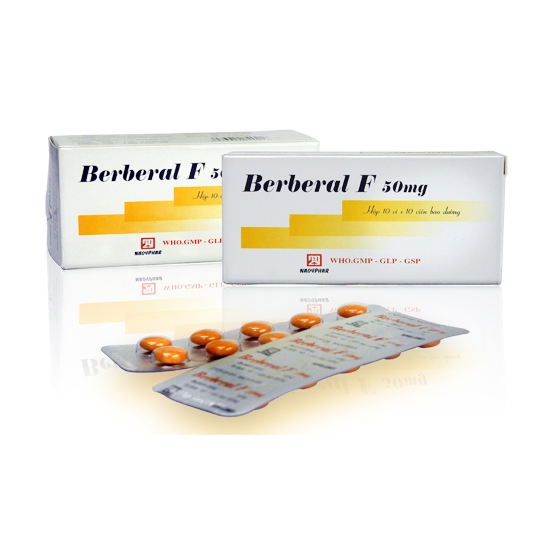 Thuốc berberal f 50mg là thuốc gì? có tác dụng gì? giá bao nhiêu tiền?