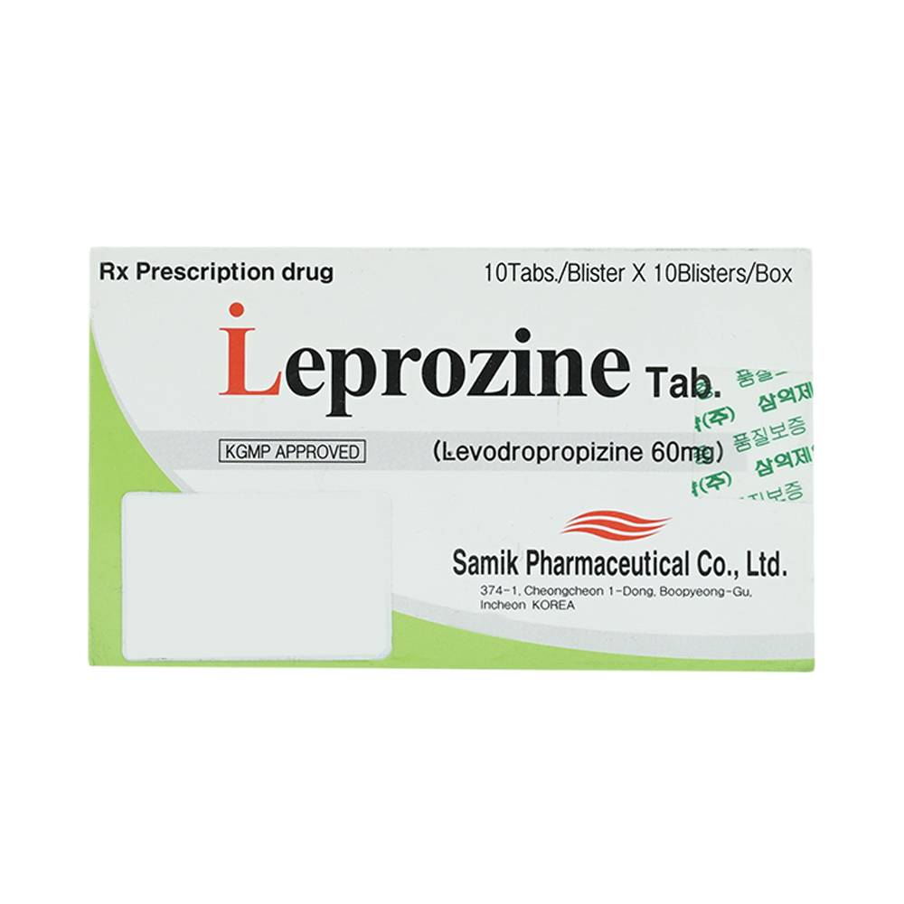Thuốc leprozine tab 60 là thuốc gì? có tác dụng gì? giá bao nhiêu tiền?